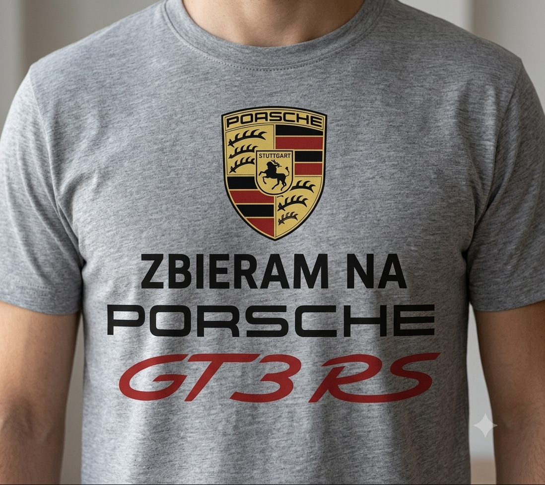 Koszulka ZBIERAM NA PORSCHE
